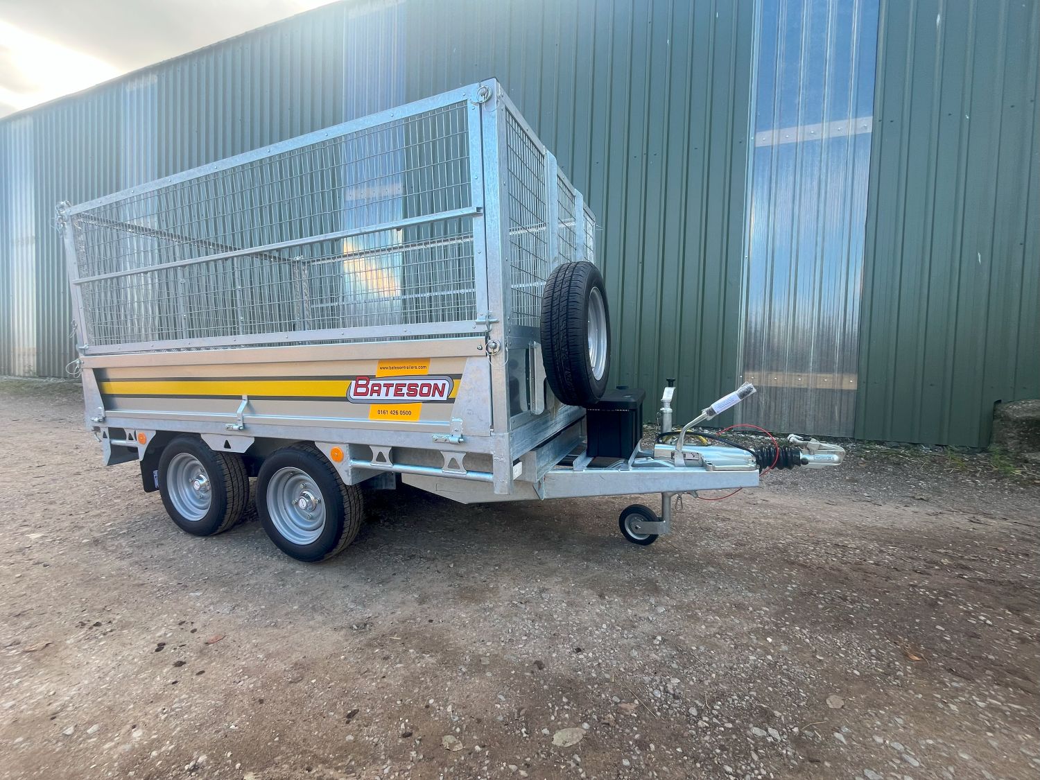 202H 8’x5′ 2 Ton Hydraulic Tipping Trailer